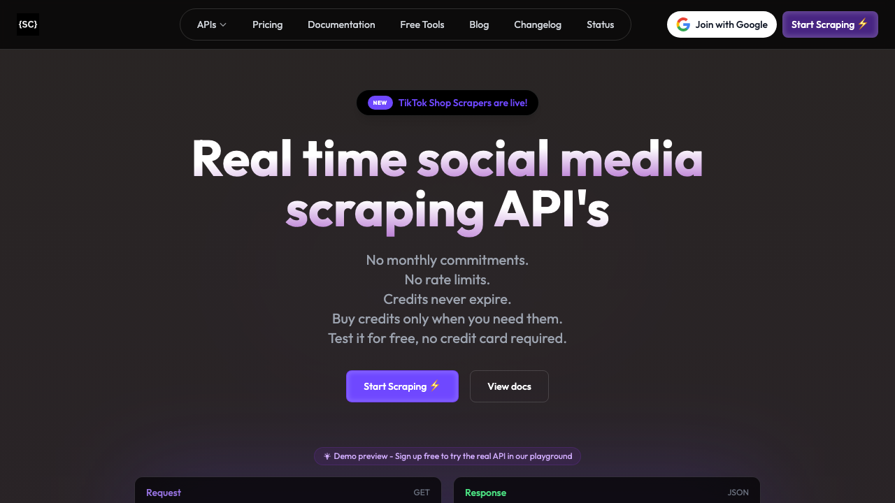 Scrape Creators screenshot