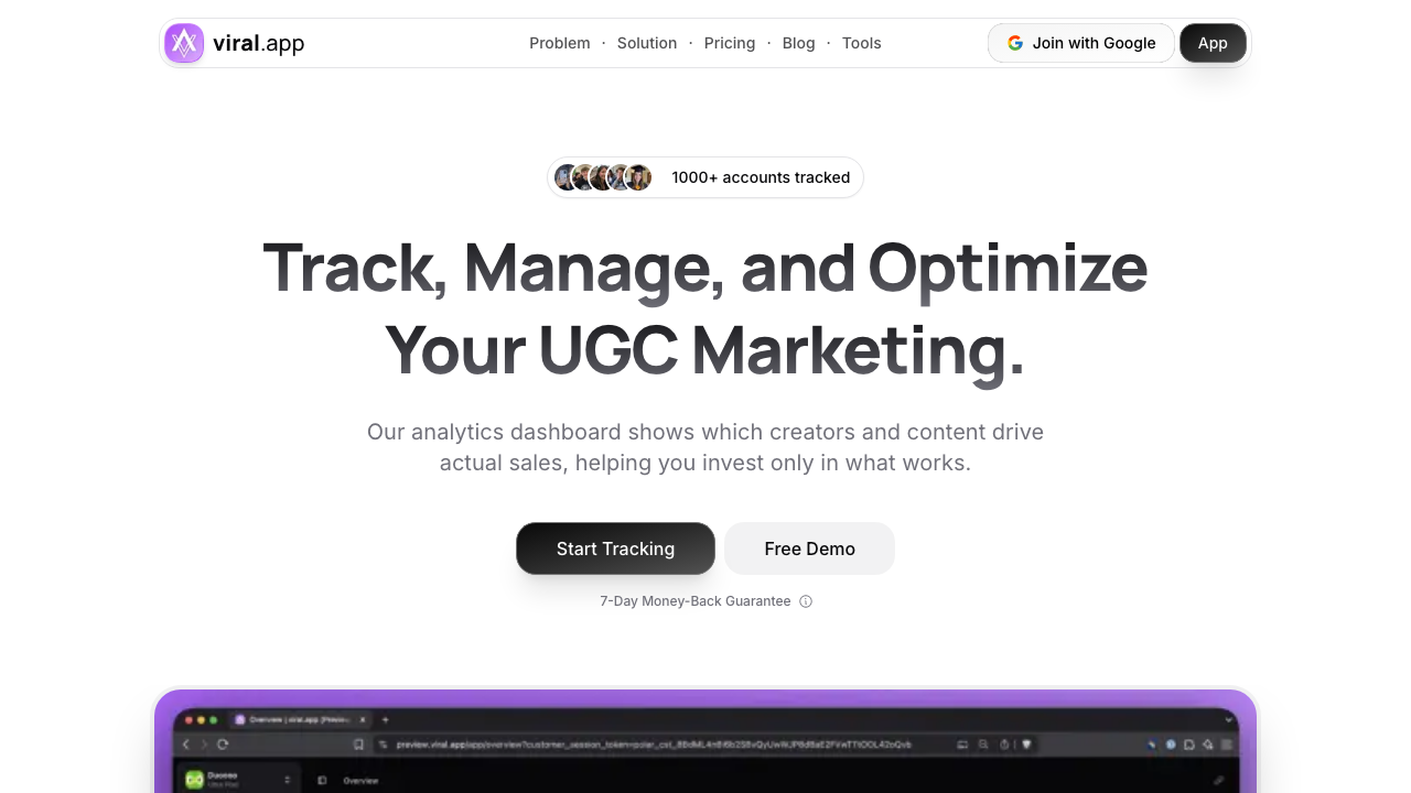 Viral App screenshot