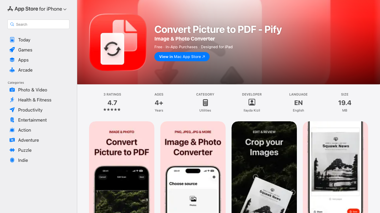 Pify screenshot