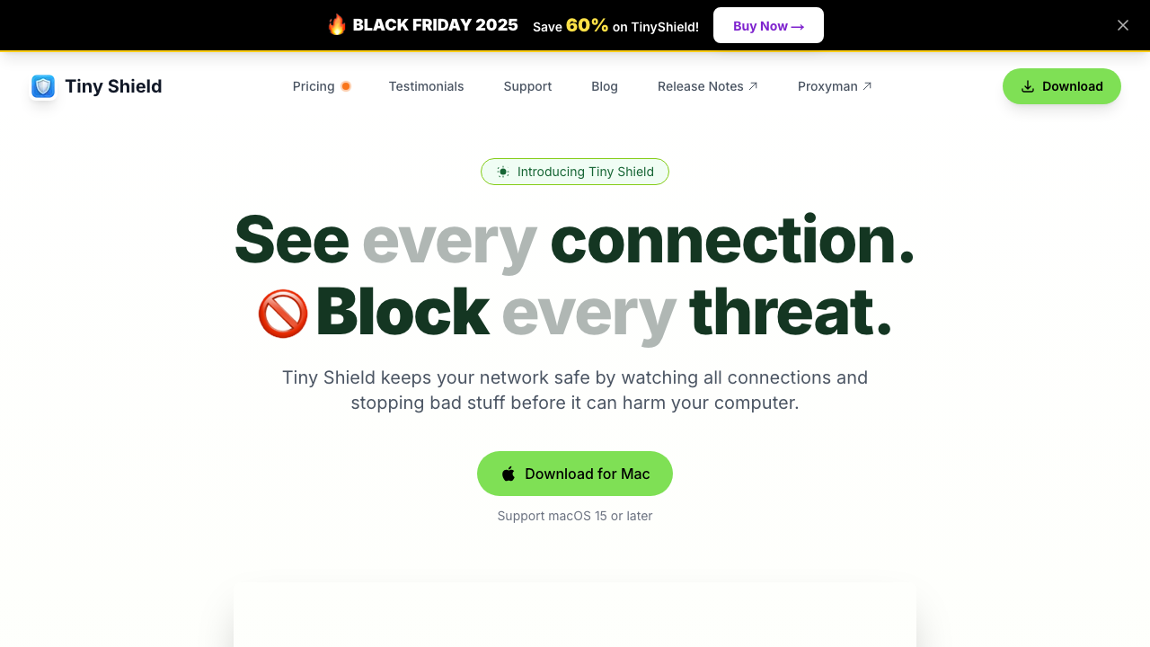 Tiny Shield screenshot