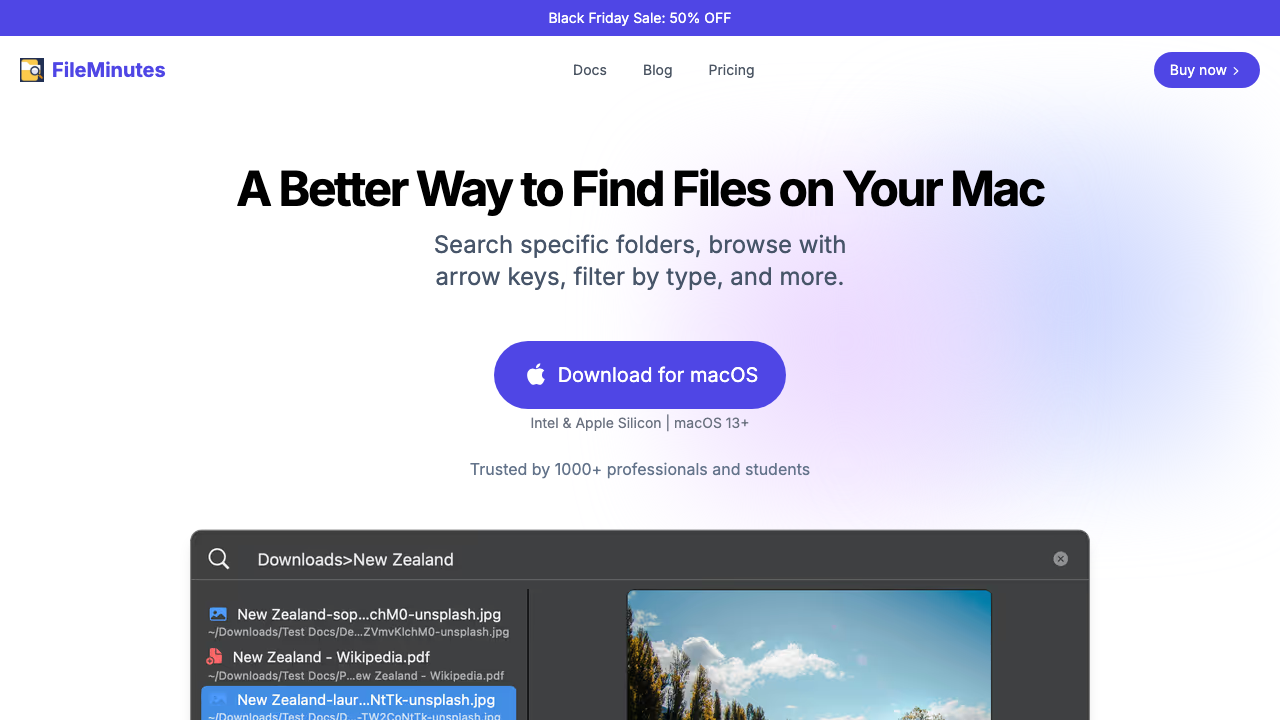FileMinutes screenshot