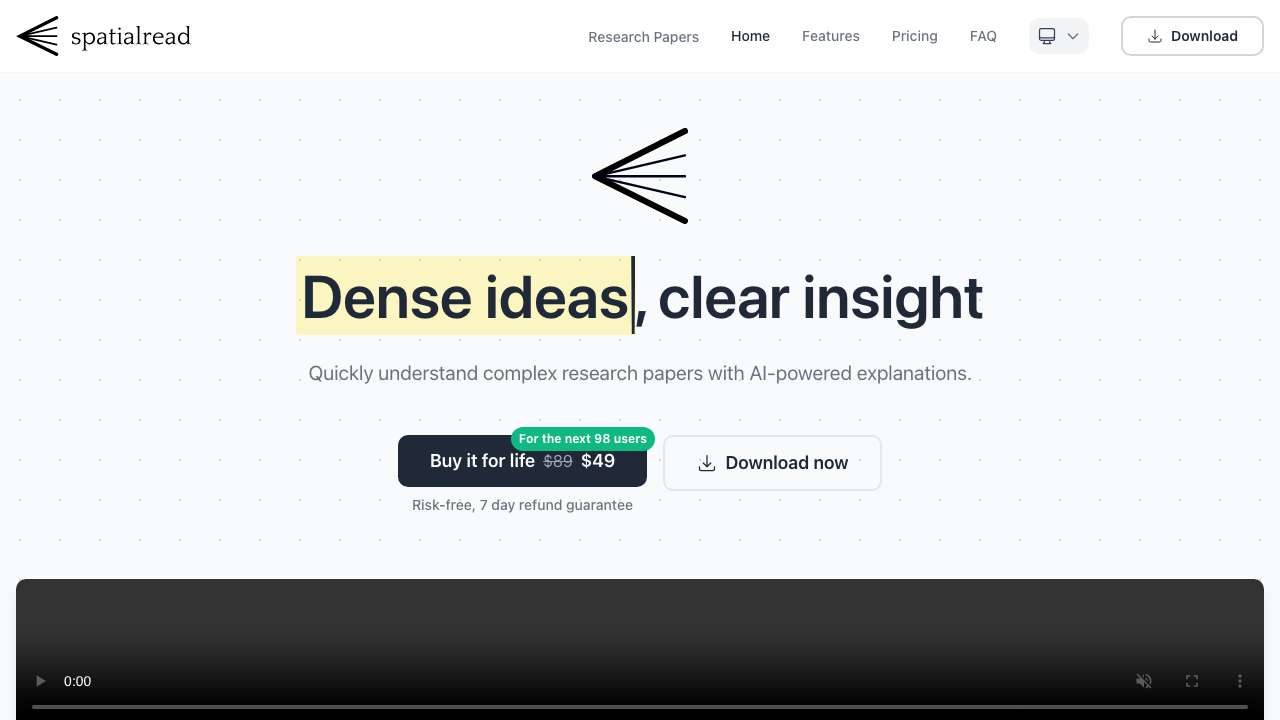SpatialRead screenshot