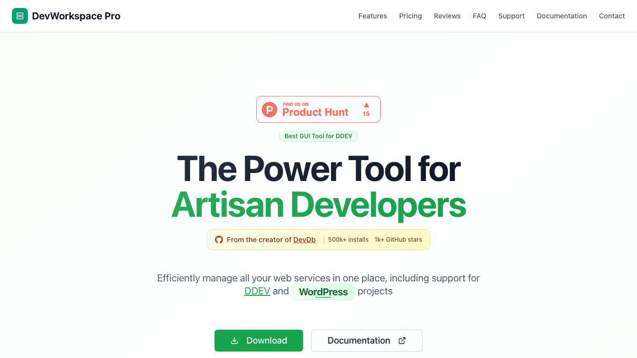 DevWorkspace Pro screenshot