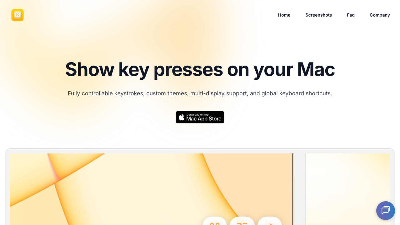 KeyScreen screenshot