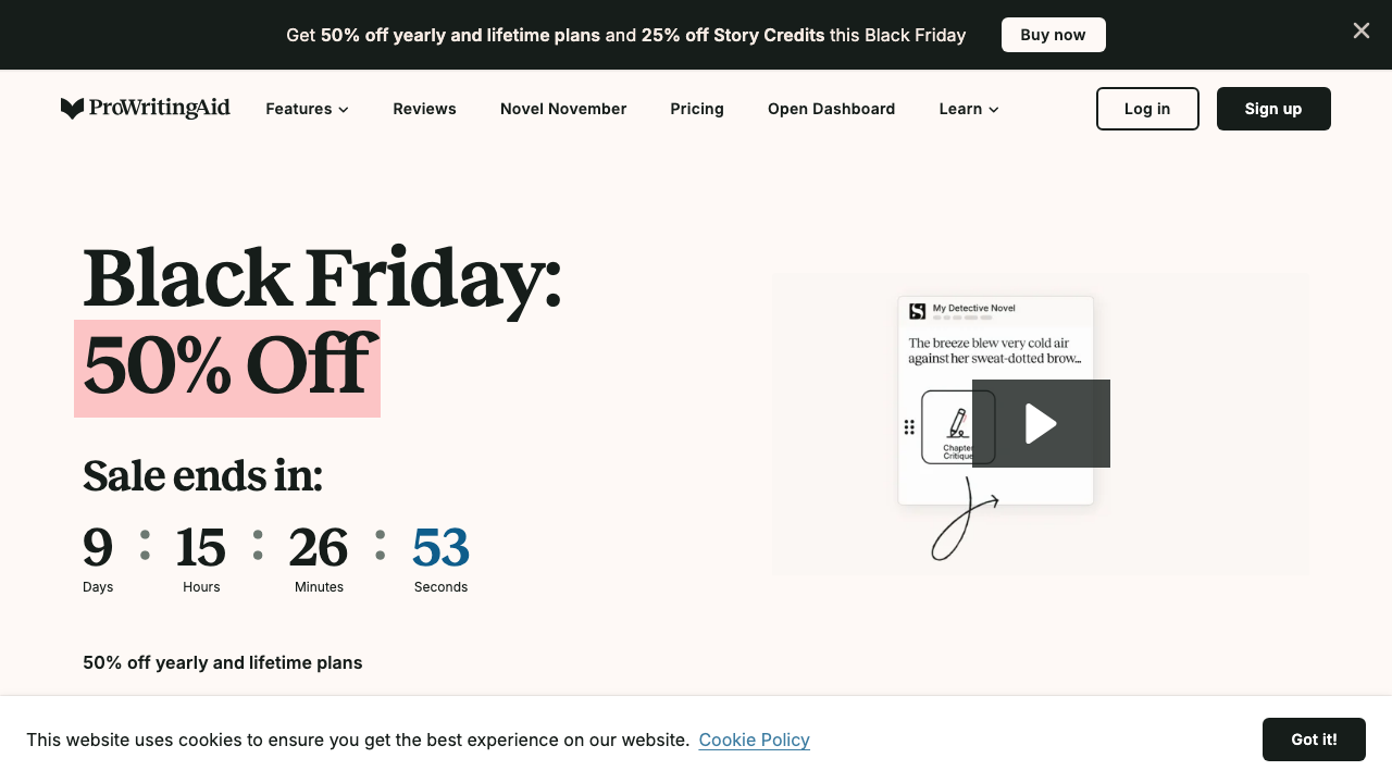 ProWritingAid screenshot
