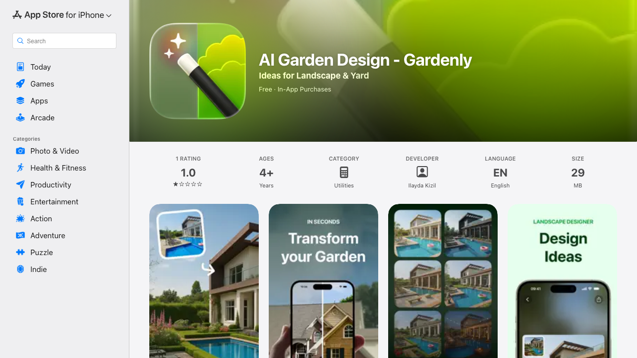 Gardenly screenshot